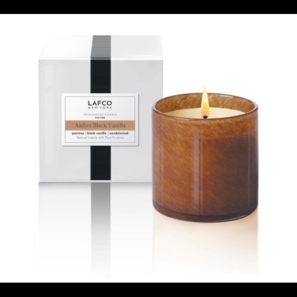 LAFCO Handblown Glass Jar Candle NIB